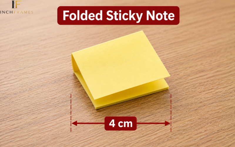 Folded Sticky Note About 4 CM