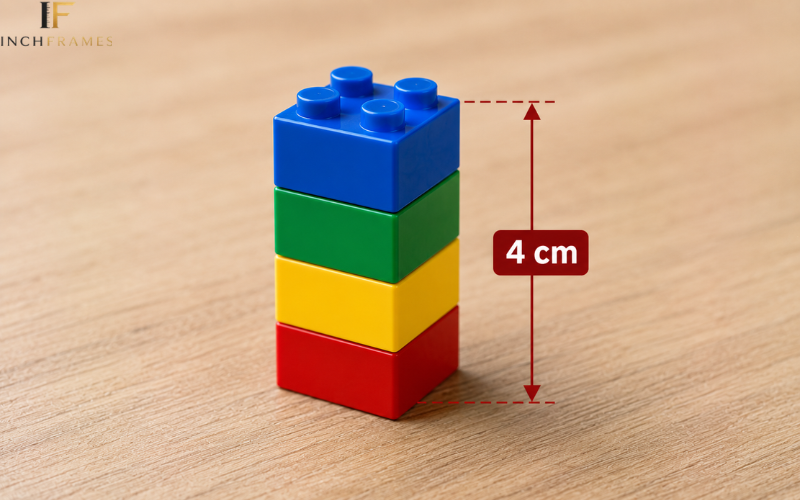 Stack of Toy Building Blocks About 4 CM