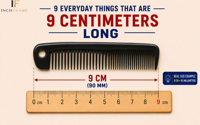 10 everyday things that are 9 centimeters long