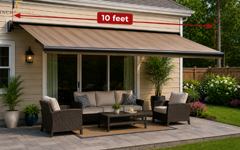  Patio Awning About 10 Feet