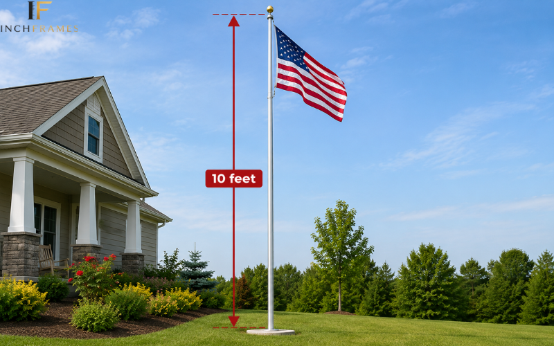 Flagpole About 10 Feet