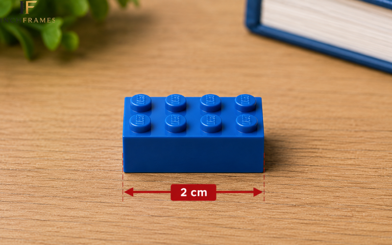 LEGO Brick Width 2 cm