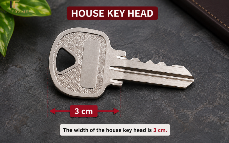 3 CM House Key Head