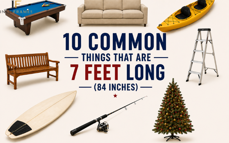 10 common things that are 7 feet long comparison chart