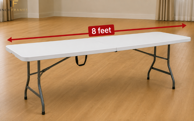 8 foot folding banquet table