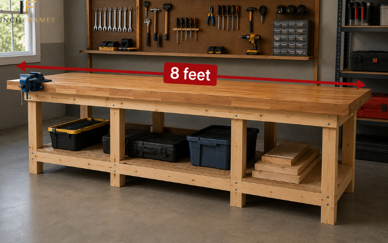 8 foot utility workbench