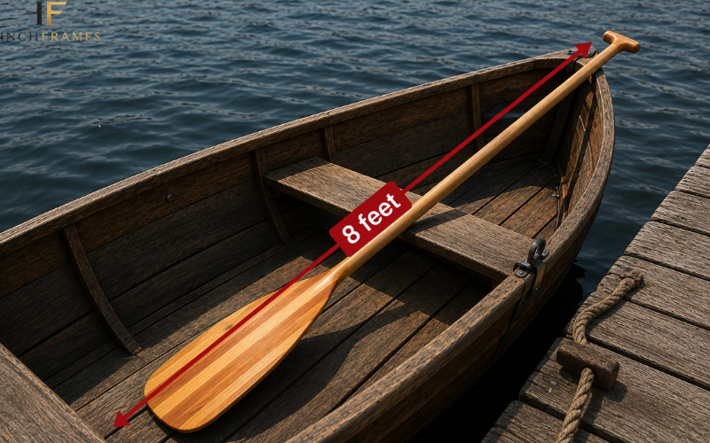 8 foot fishing boat oar
