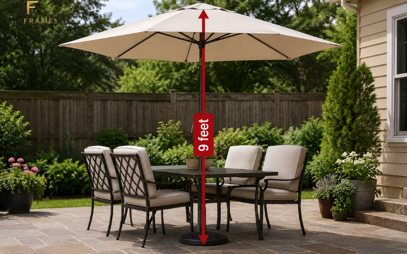 9 foot outdoor umbrella