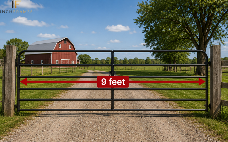 9 foot farm gate