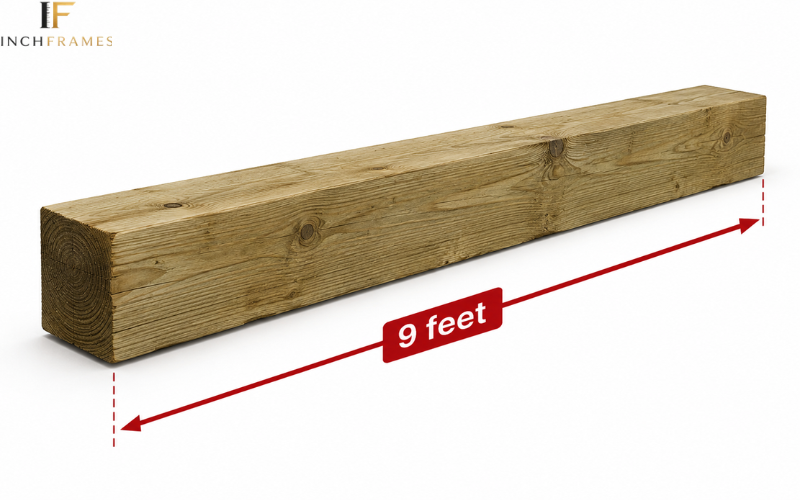 9 foot timber beam