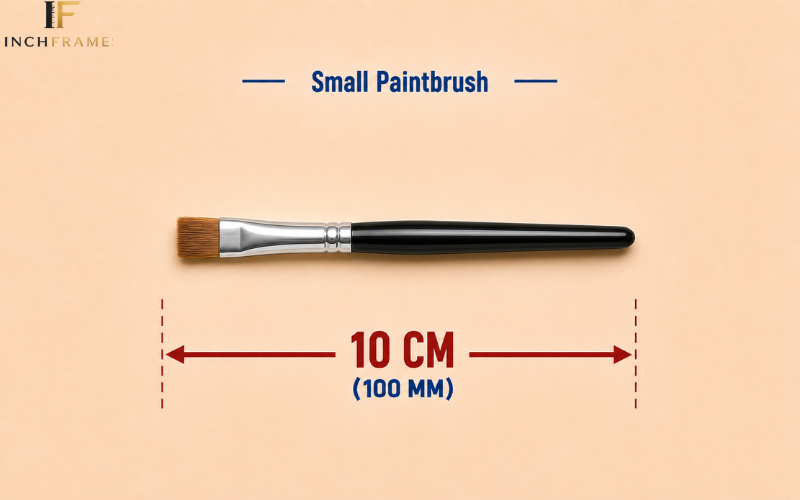 Small Paintbrush measuring 10 centimeters