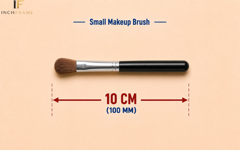 Small Makeup Brush measuring 10 centimeters