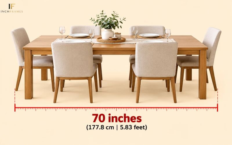 How long Is 70 Inches